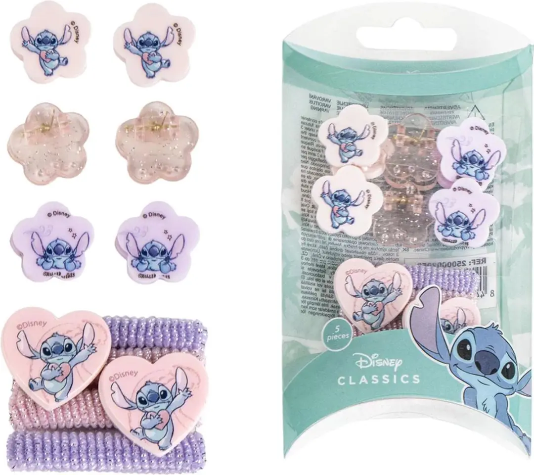 Disney Lilo & Stitch Haarspeld - Stitch - Roze - afbeelding 3 van 3
