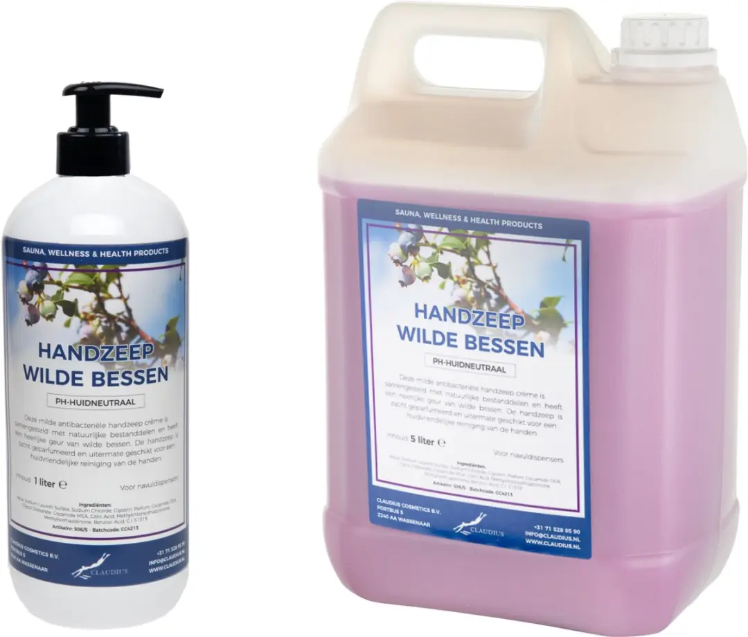 Handzeep Wilde Bessen 1 liter met gratis pomp