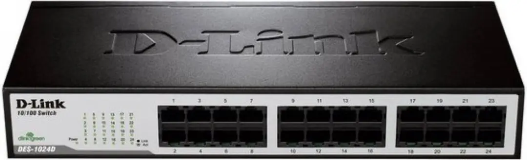 D-Link DES-1024D Switch - 24 Poorten 10/100 - Grijs - afbeelding 5 van 6