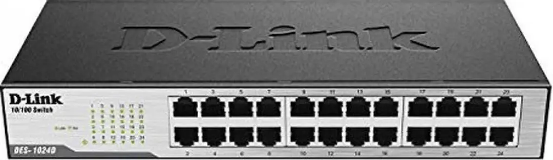 D-Link DES-1024D Switch - 24 Poorten 10/100 - Grijs - afbeelding 2 van 6