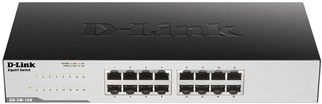 D-Link GO-SW-16G Netwerkswitch - 16 Poorten Gigabit - afbeelding 5 van 5