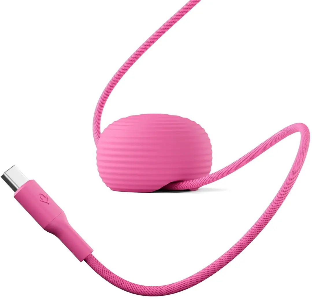 Twelve South CableStay TS-2647 USB-C Kabel 60W - Fuchsia - afbeelding 2 van 6