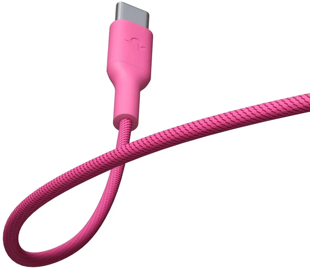 Twelve South CableStay TS-2647 USB-C Kabel 60W - Fuchsia - afbeelding 6 van 6