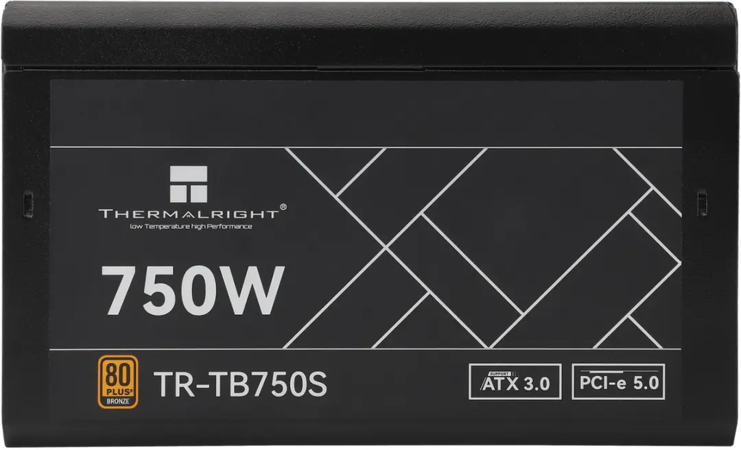 Thermalright TB750S 750W PC-voeding - Zwart - afbeelding 2 van 5