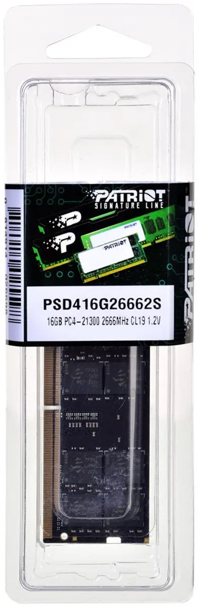 Patriot Signature Line PSD416G26662S SO-DIMM DDR4 16GB 2666MHz