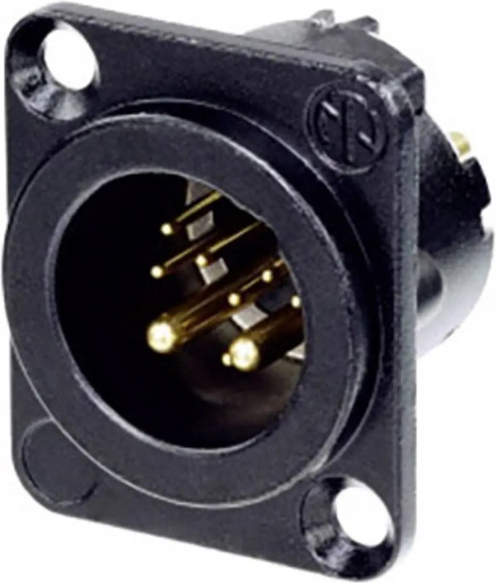Neutrik NC10MD-LX-B-CON XLR-connector Flensstekker, contacten recht Aantal polen
