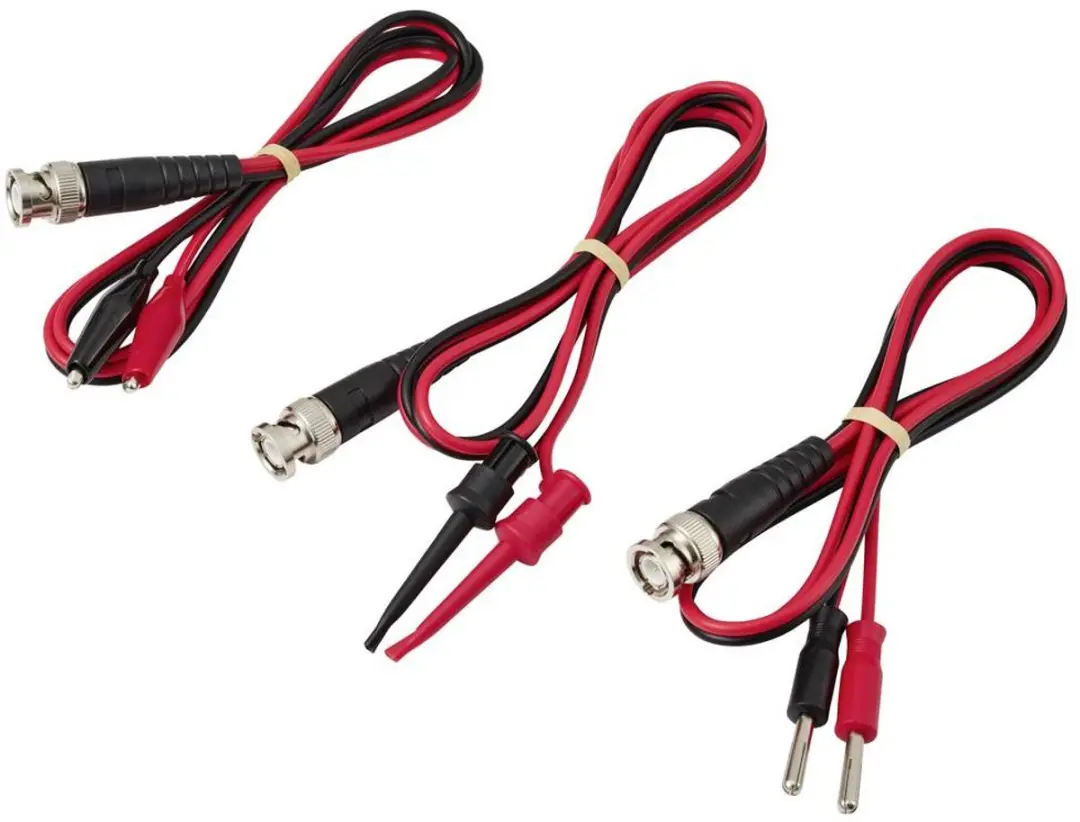 Voltcraft 108536 BNC-meetsnoerenset 0.80m - Zwart/Rood - afbeelding 2 van 6