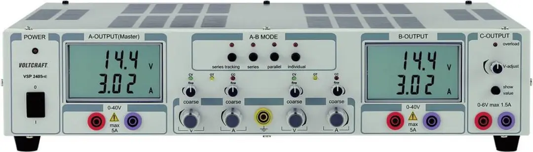 Voltcraft VSP 2405 Labvoeding - 409W - afbeelding 5 van 6