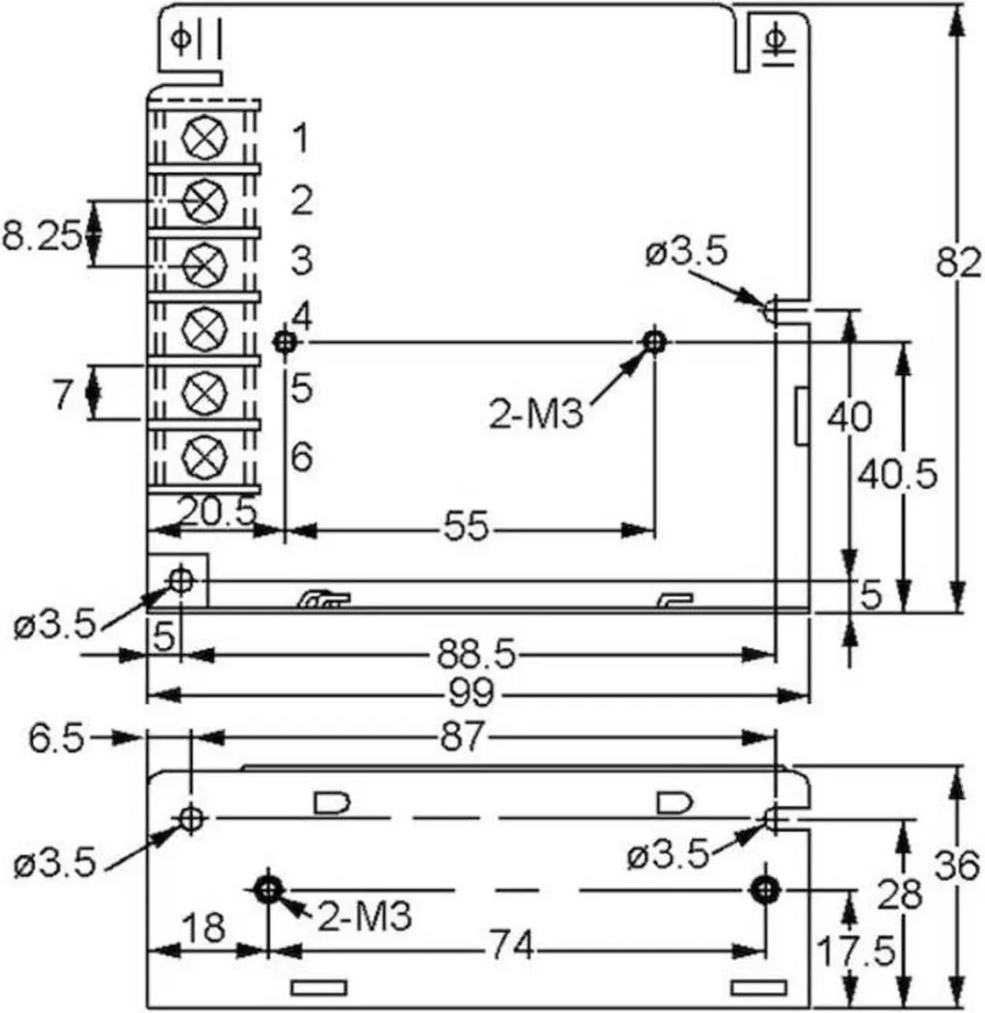 Mean Well RD-35A Schakelnetvoeding 32W