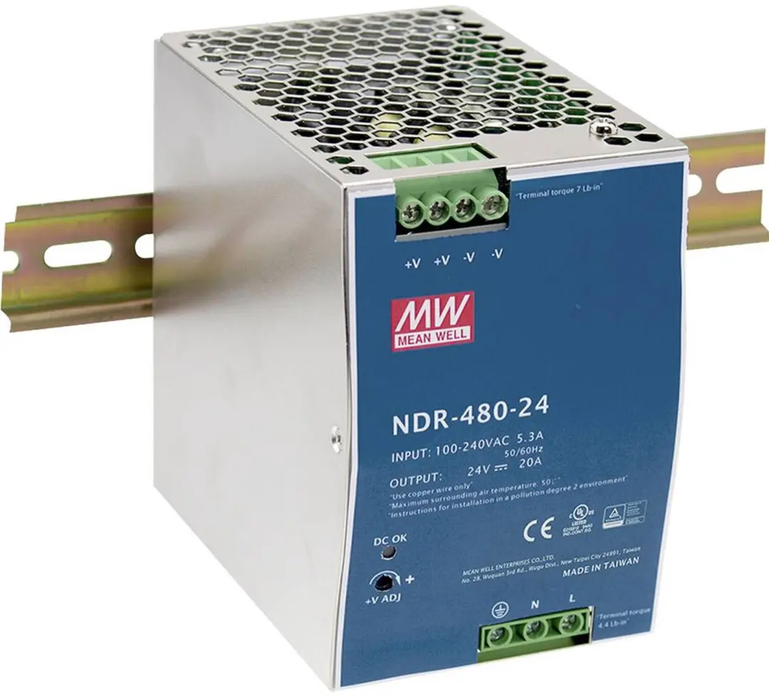 Mean Well NDR-480-48 DIN-rail voeding