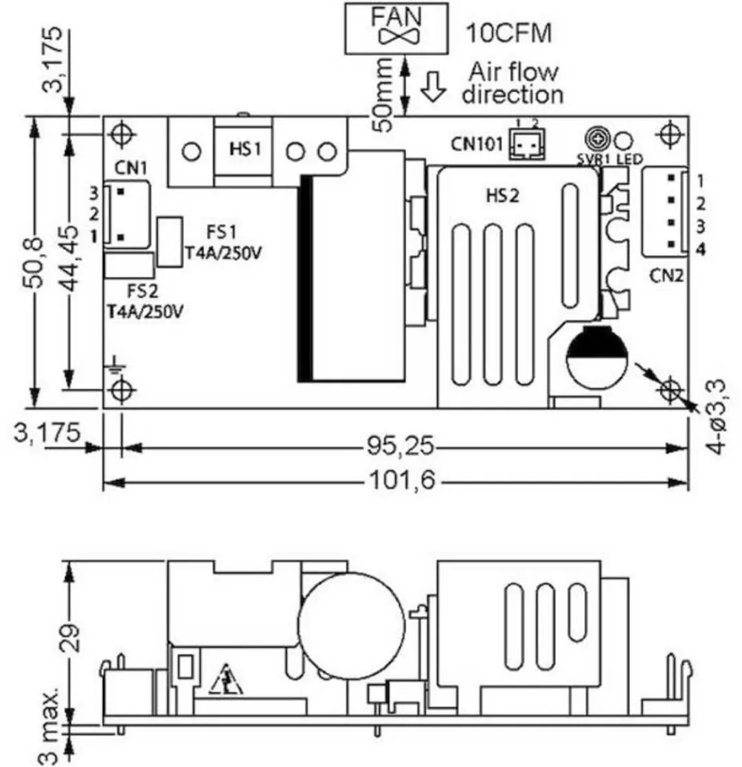 Mean Well RPS-120-12 schakelnetvoeding 12V 10A 120W - afbeelding 2 van 3