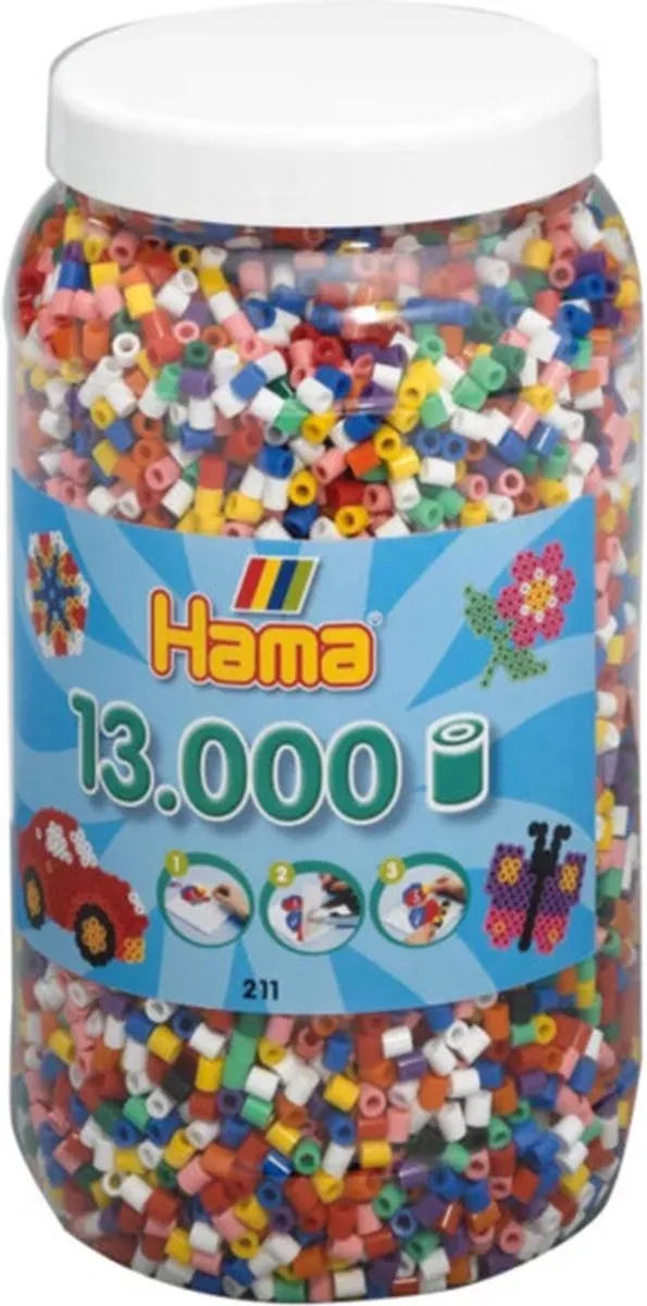 Hama Strijkkralen Ton
