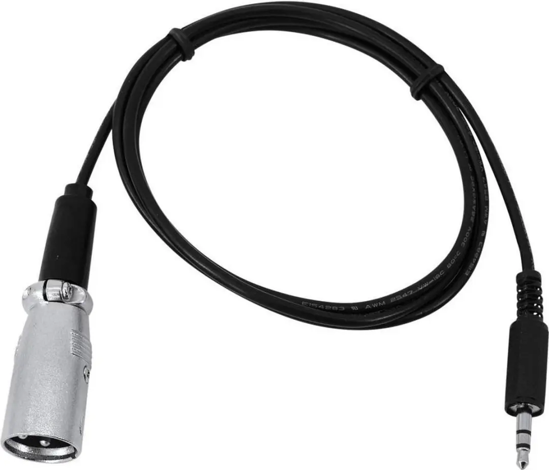 Eurolite DMX-Adapter Jack 3,5mm/XLR 1m - 51916211 - Zwart - afbeelding 2 van 2