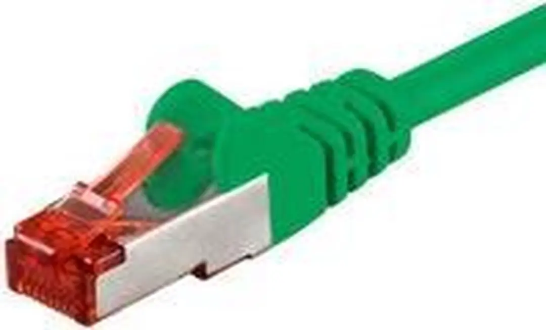 CAT6 S/FTP (PIMF) patchkabel / internetkabel 25 meter groen