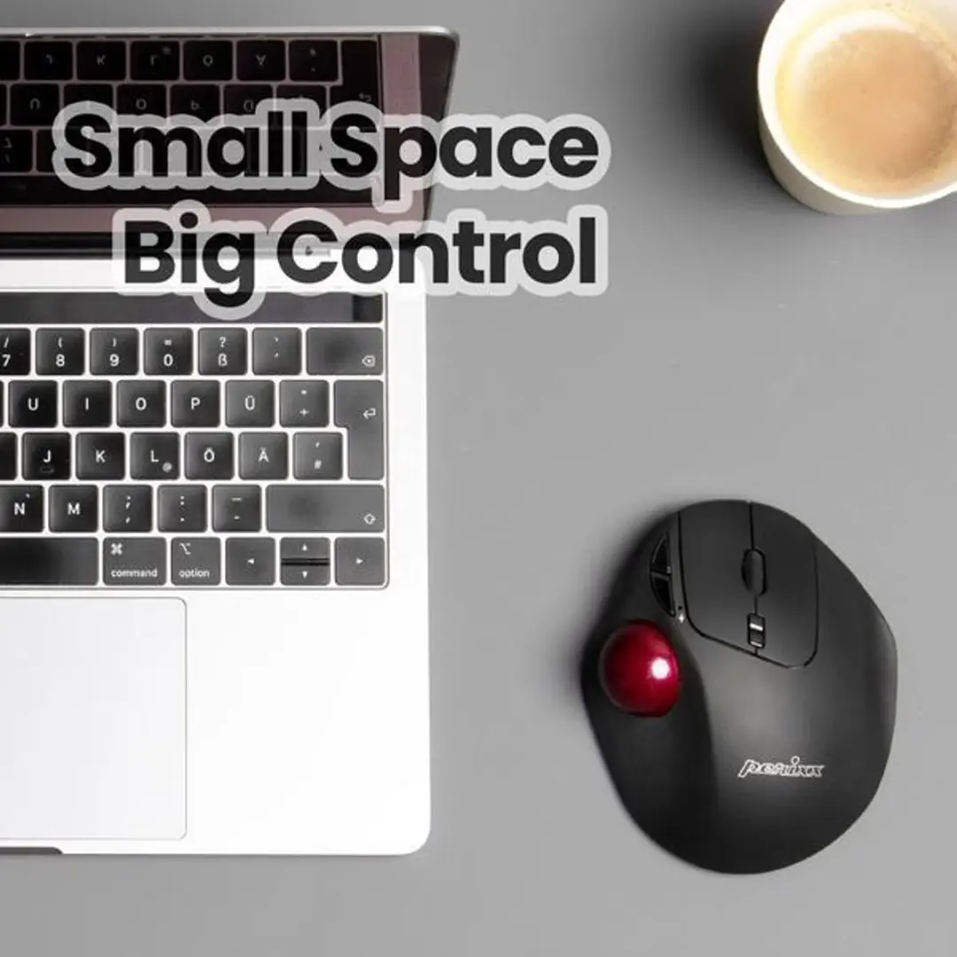 Perixx Perimice-717 D Draadloze Trackball Muis - afbeelding 2 van 6
