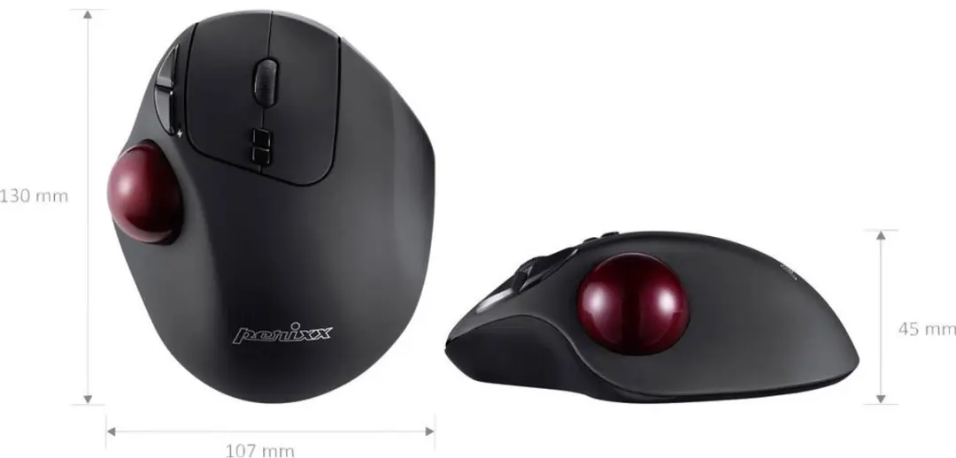 Perixx Perimice-717 D Draadloze Trackball Muis - afbeelding 6 van 6