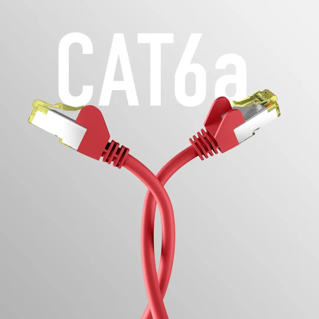 EFB Elektronik EC020200053 Patchkabel CAT6a 5m - Rood - afbeelding 2 van 2