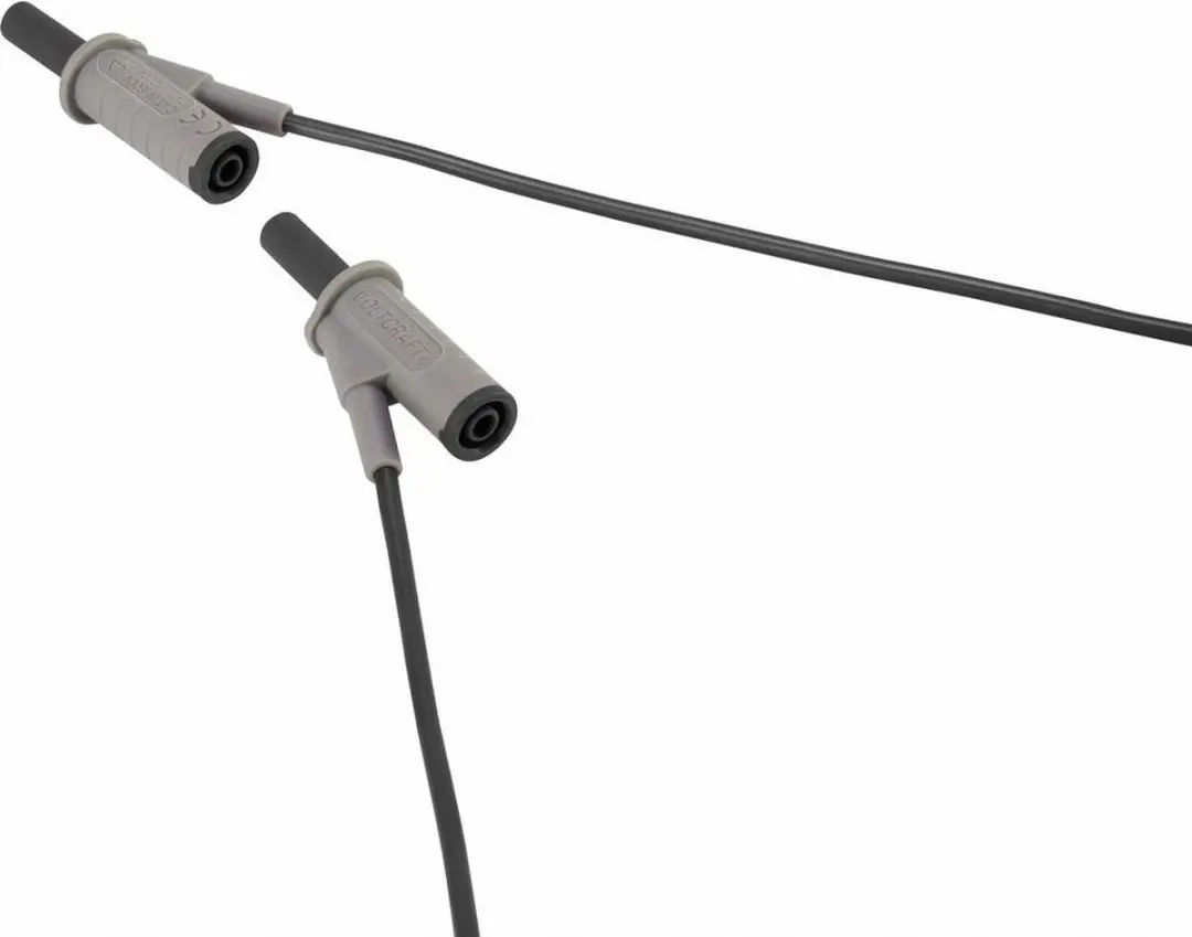 Voltcraft VC-8063375 Veiligheidsmeetsnoer - 1m - Zwart - afbeelding 3 van 6