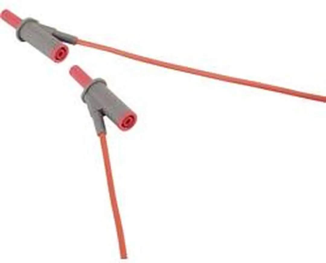 Voltcraft VC-8063380 Veiligheidsmeetsnoer 4mm - 25cm - Rood - afbeelding 4 van 5
