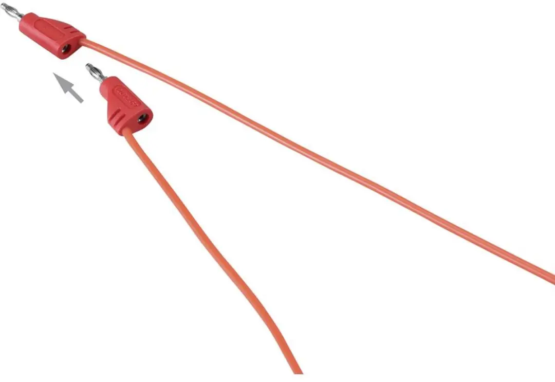 Voltcraft MSB-200 Meetsnoer 2 mm - 0.60 m - Rood - afbeelding 4 van 4