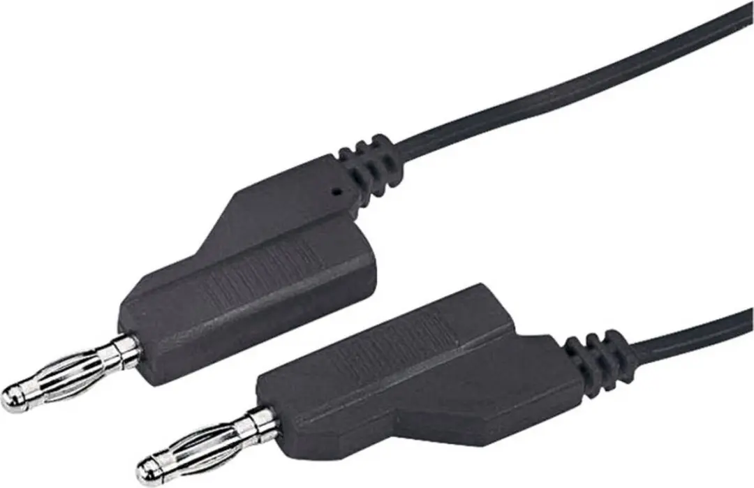 Voltcraft Meetsnoer Banaanstekker 4 mm - 1.00 m - Zwart - afbeelding 2 van 4