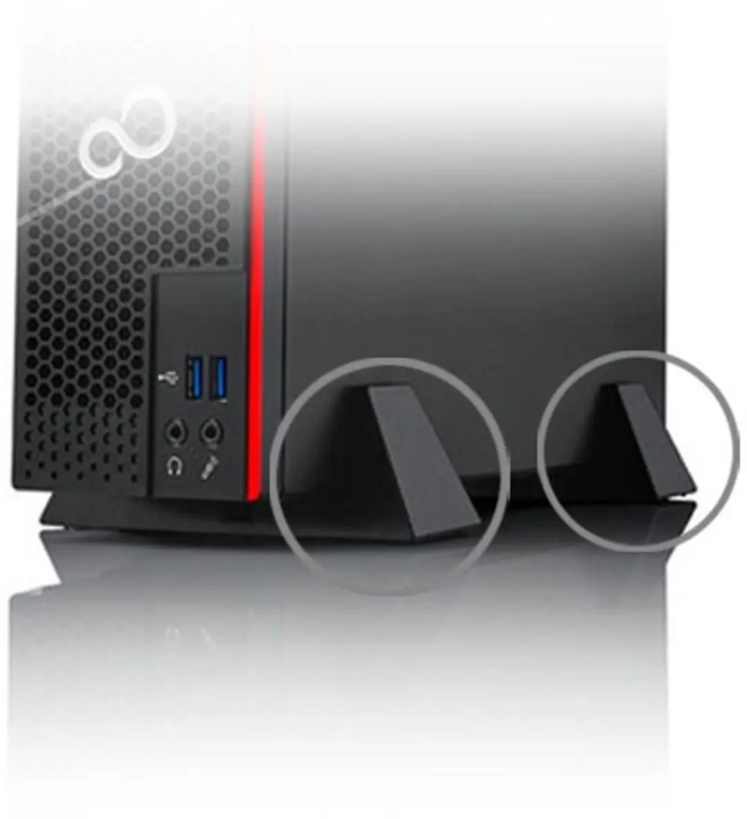Fujitsu S26361-F2542-L203 computerbehuizing onderdelen Voet