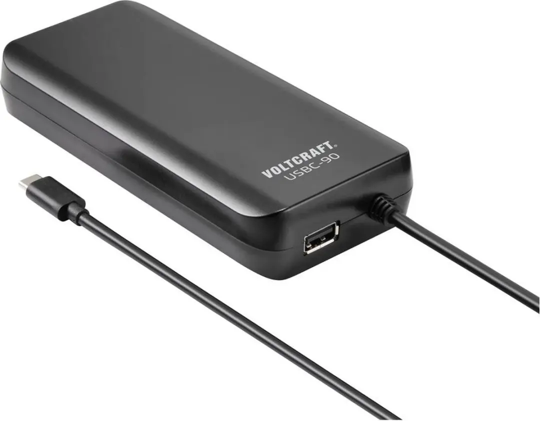 Voltcraft USBC-90 VC-12422625 USB-oplader 90W - Zwart - afbeelding 3 van 4
