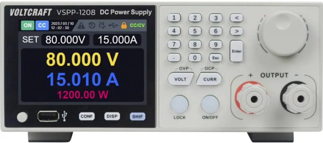 Voltcraft VSPP-1208 Labvoeding