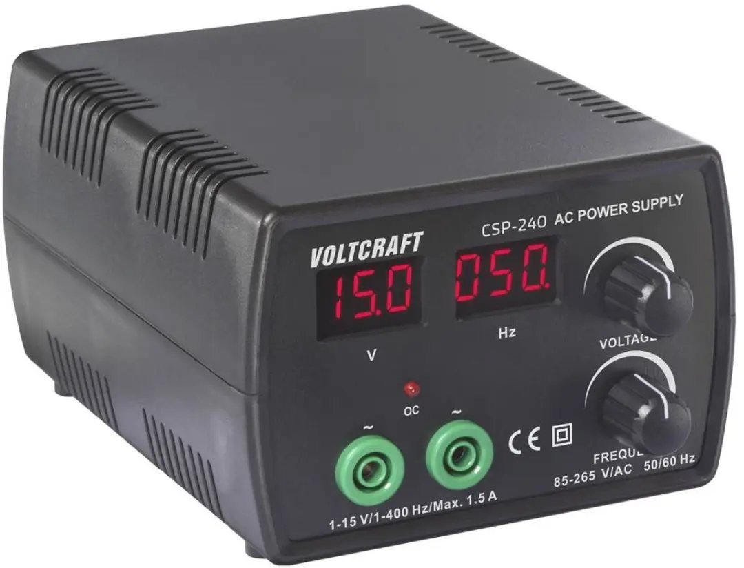 Voltcraft CSP-240 Labvoeding 1-15V 1.5A - VC-17192765 - afbeelding 4 van 4