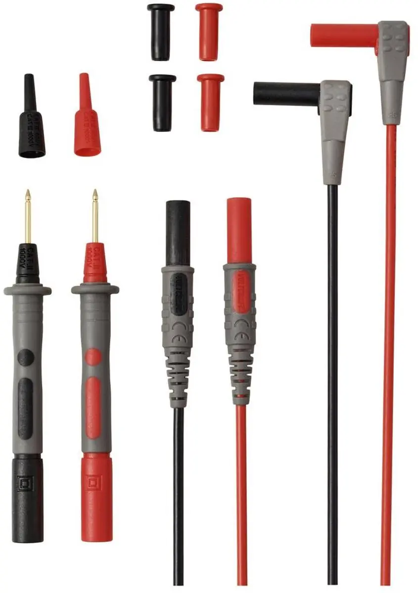 Voltcraft MSL-820 Meetsnoer 4mm-stekker Testpunt 1.2m - Rood/Zwart - afbeelding 4 van 4