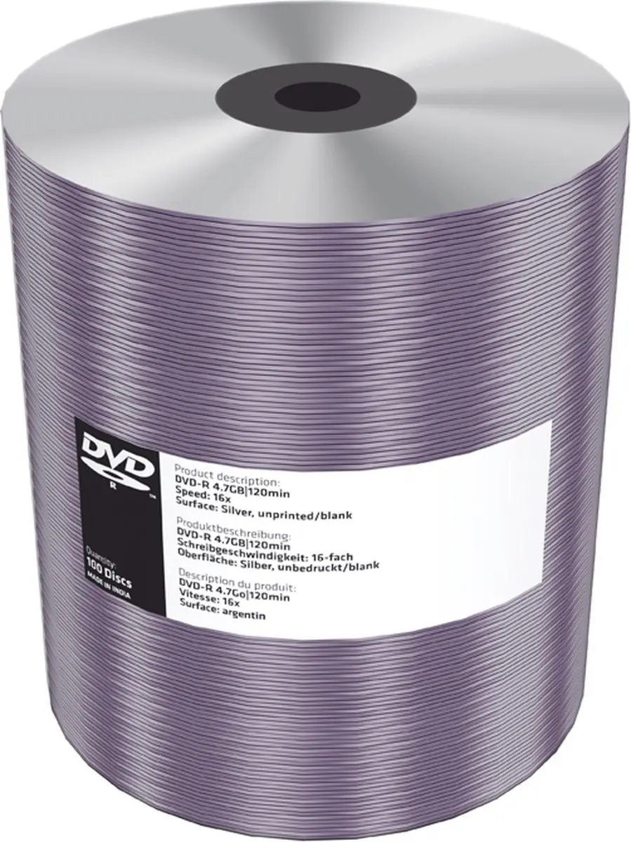 MediaRange DVD-R 4.7 GB Blank 100 stuks