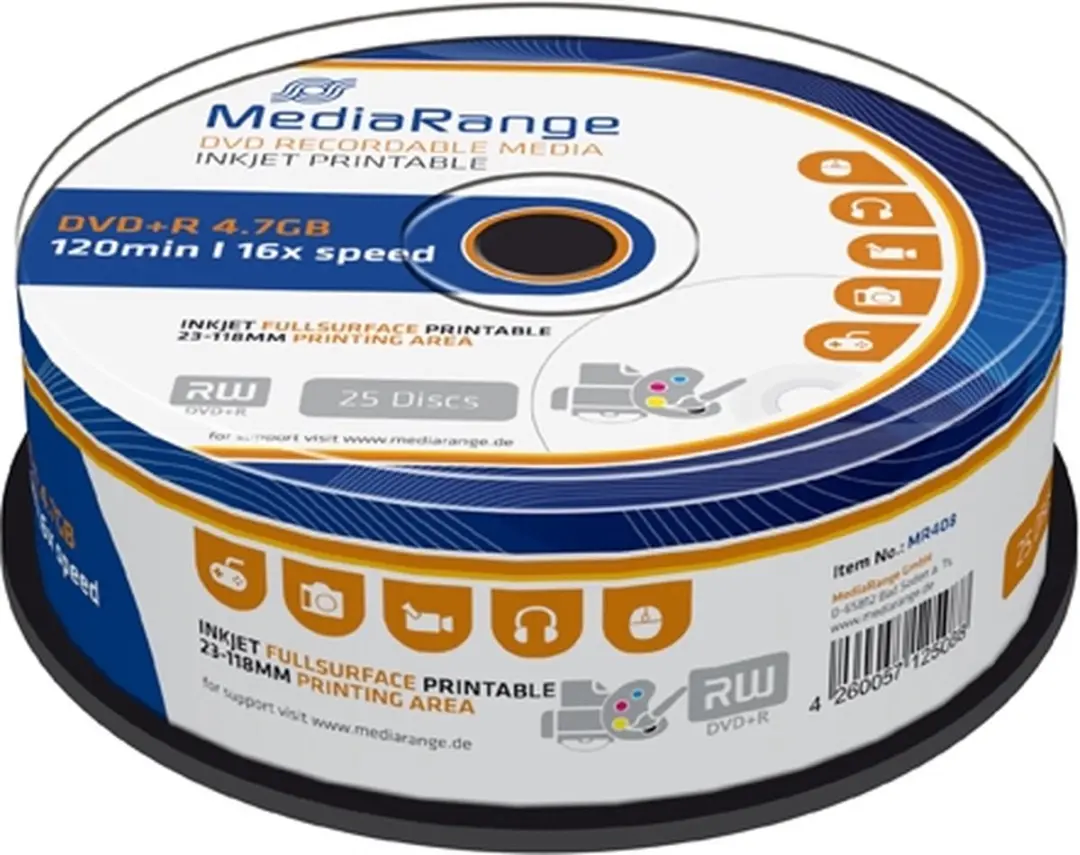 MediaRange MR408 DVD+R 4,7GB