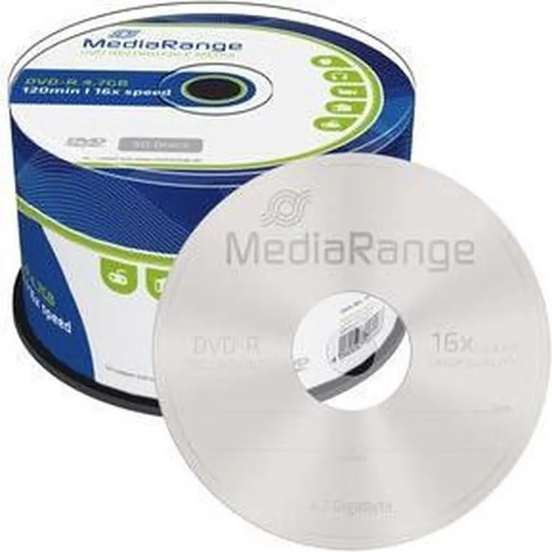 MediaRange MR444 DVD-R - 4,7GB - 50 stuks - afbeelding 3 van 3