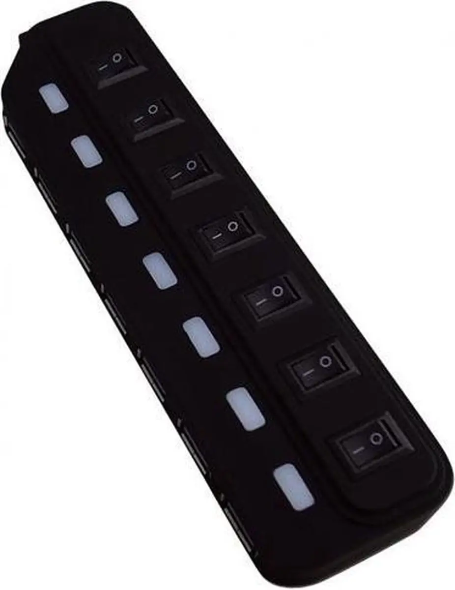 MediaRange MRCS504 USB-hub - 7-poorts USB 2.0 - afbeelding 4 van 6