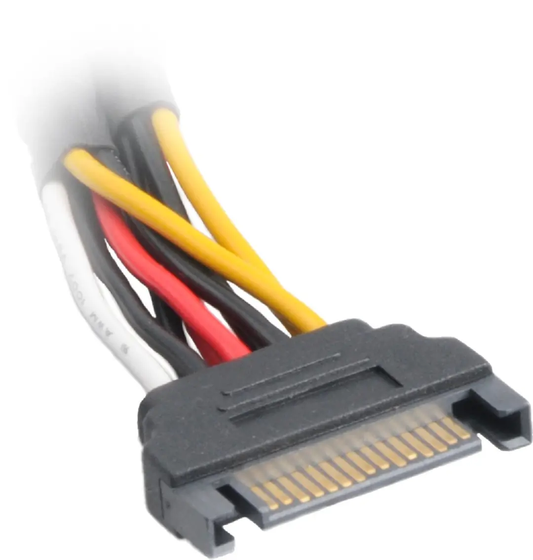 Akasa AK-CBPW05-30 SATA Stroomverdeler - 30cm - Zwart - afbeelding 2 van 5