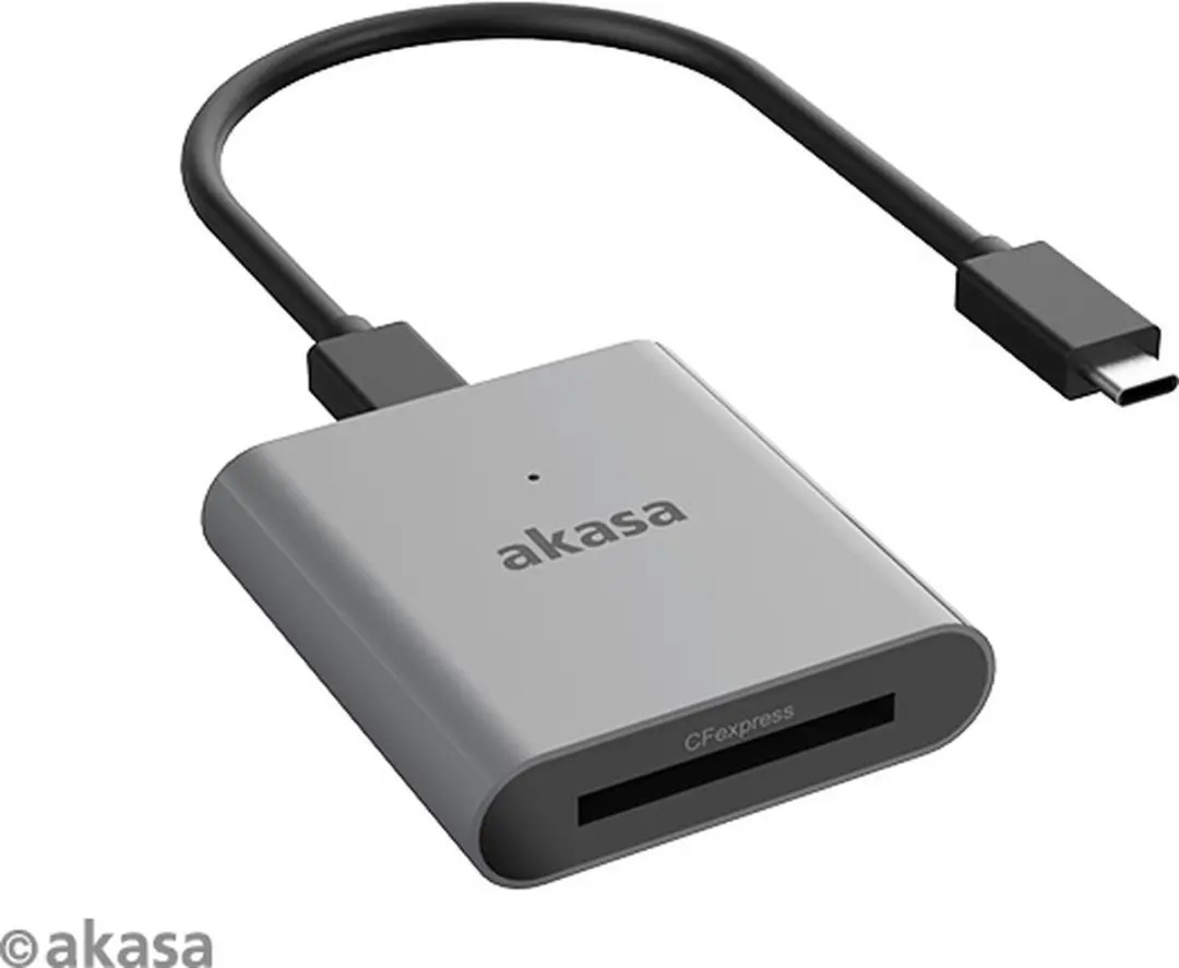 Akasa USB 3.2 Type-C CFexpress 2.0 Card Reader