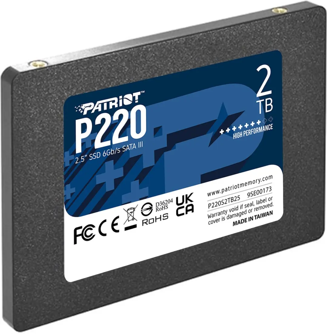 Patriot P220 2TB 2.5" SATA III SSD - afbeelding 2 van 4