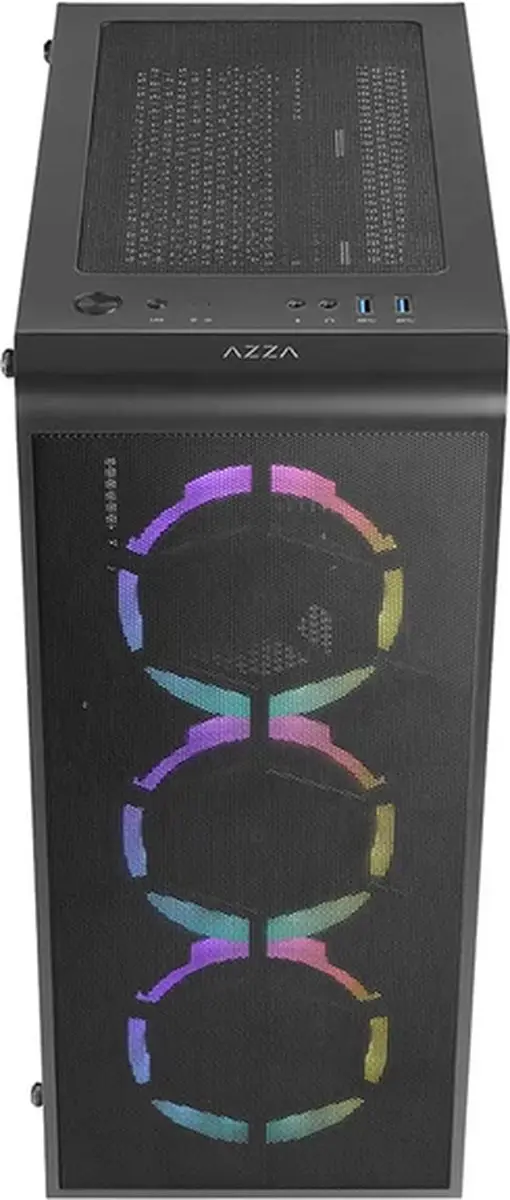 AZZA Prime 360 RGB CSAZ-360 Gamingkast - Zwart - afbeelding 3 van 6