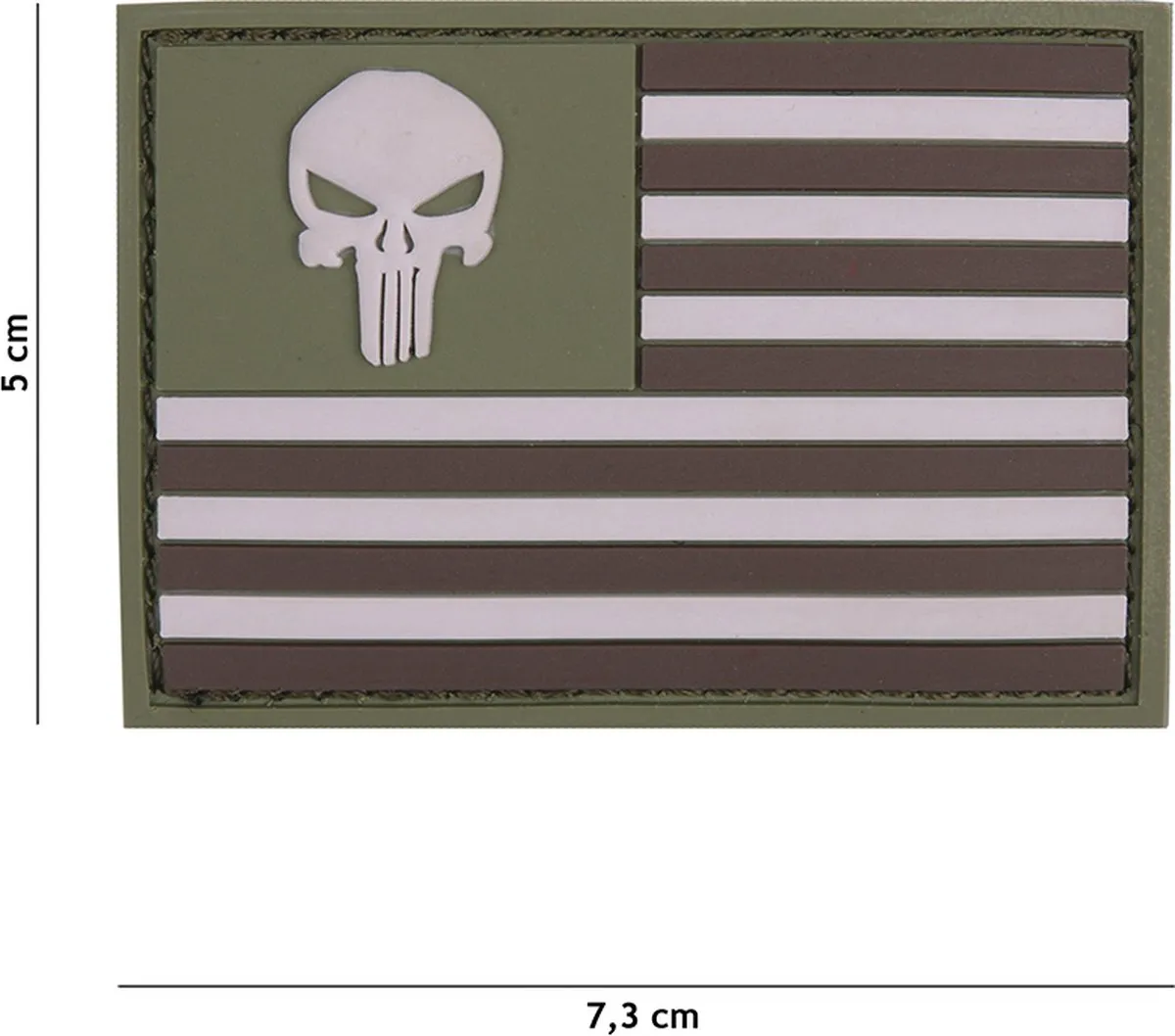 101 Inc Embleem 3D PVC Punisher USA Vlag
