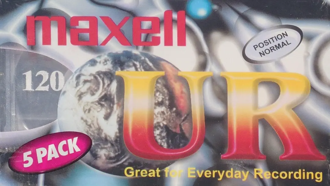 Maxell UR 120 Position Normal Cassette 5 pack