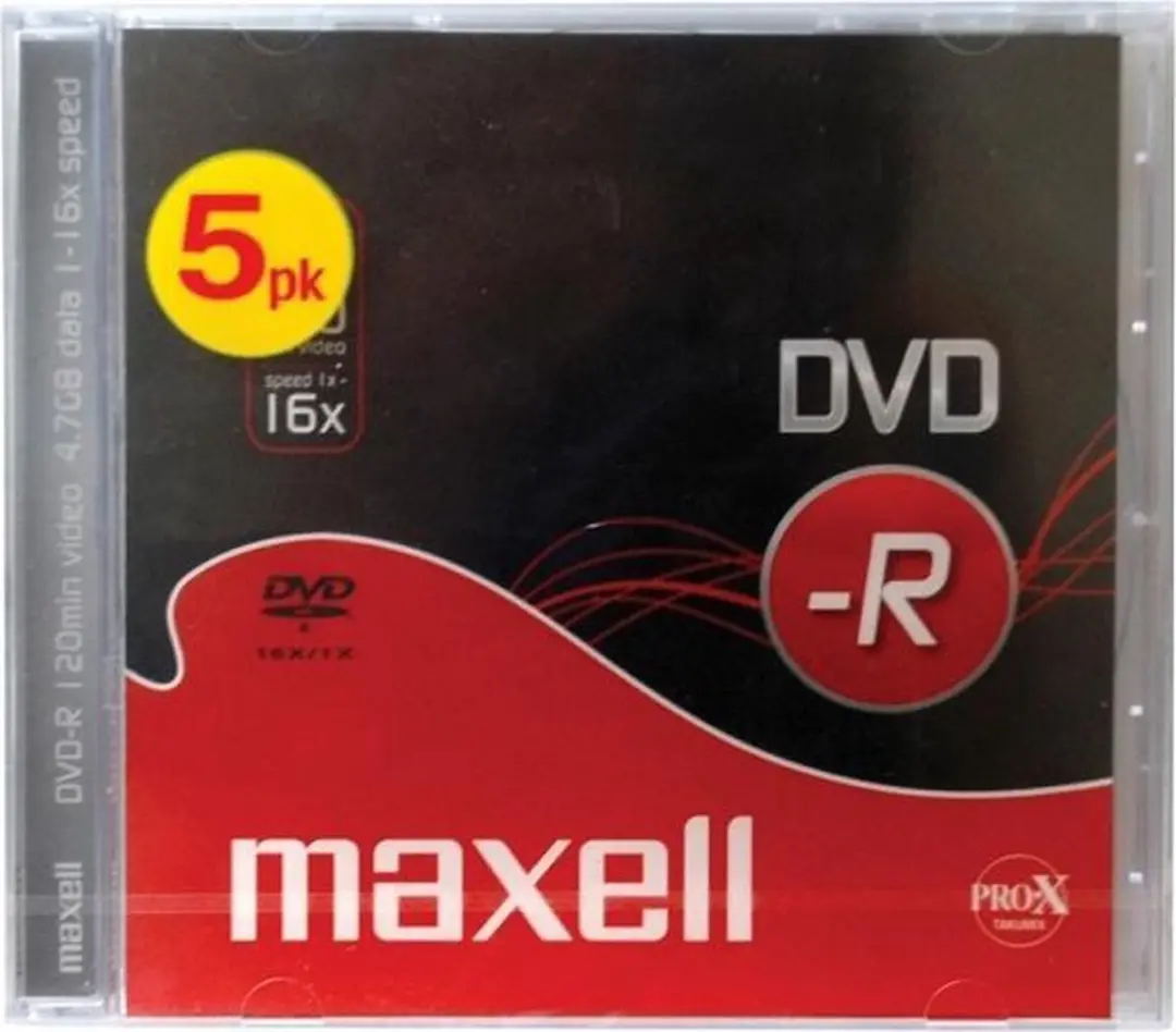 DVD-R 4.7 GB 5 pak
