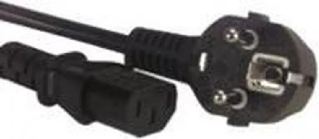 MicroConnect Stroomkabel 3m PE010430 - Zwart - afbeelding 2 van 3