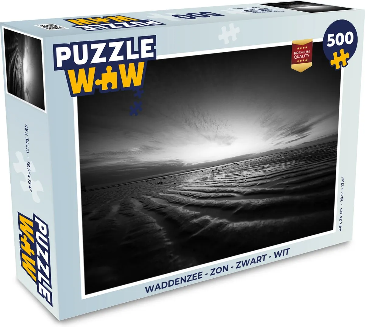 PuzzleWow Waddenzee Legpuzzel 500 Stuks