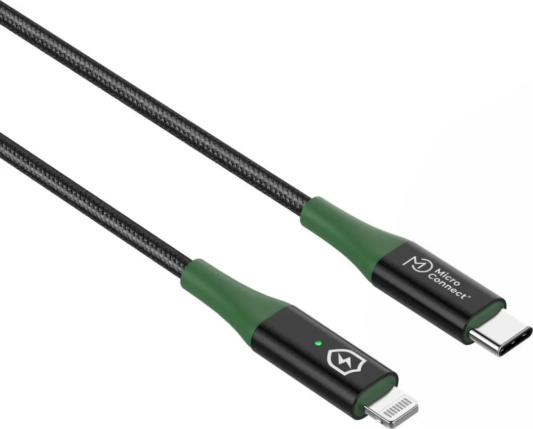 Microconnect MC-SMART USB C-L-1 USB-C naar Lightning kabel - 1m - afbeelding 2 van 5