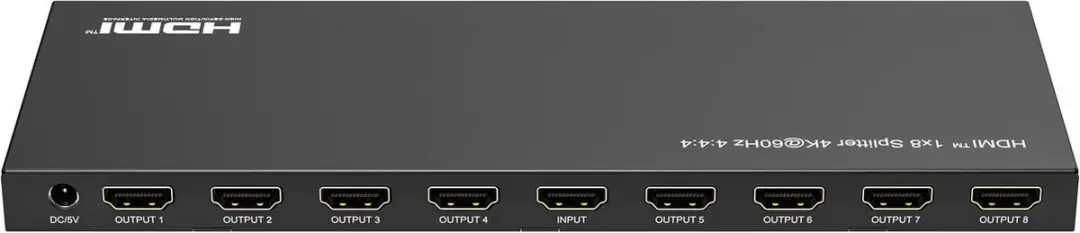 MicroConnect MC-HDMISPLITTER0108-4K HDMI Splitter - Zwart - afbeelding 5 van 6
