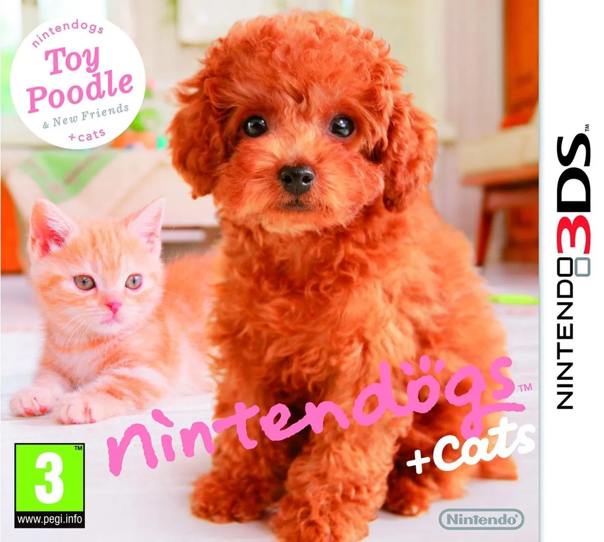 Nintendo Nintendogs + Cats Toy Poedel Nieuwe Vrienden