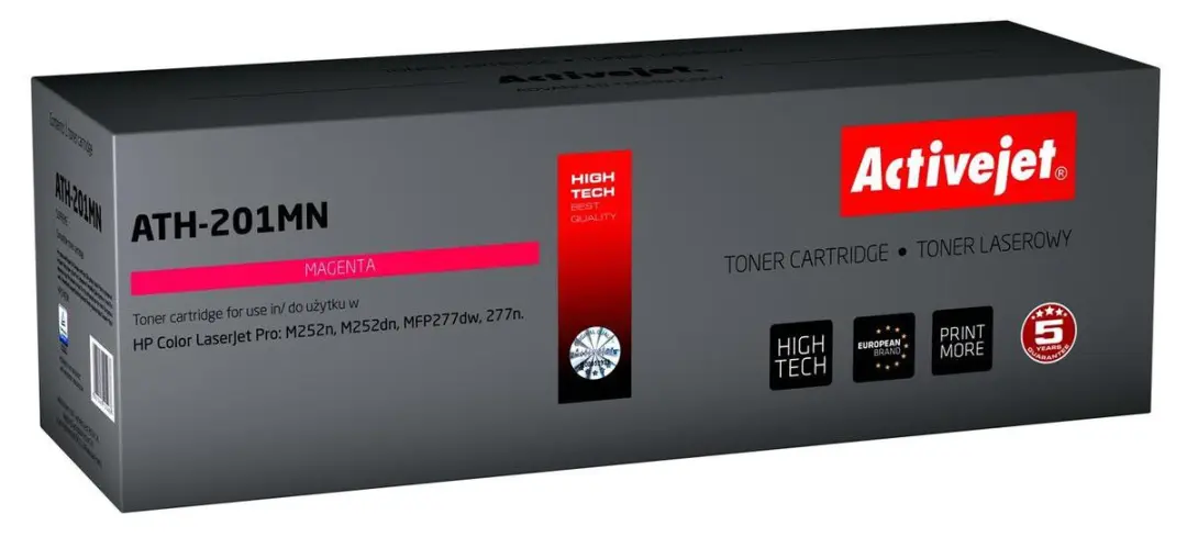 Activejet ATH-201MN Toner Magenta - vervangt HP 201A CF403A - afbeelding 4 van 6