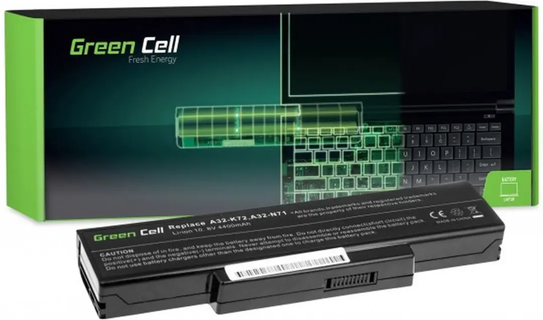 GREEN CELL AS06 Laptopbatterij voor ASUS - 11,1V 4400mAh - afbeelding 3 van 6