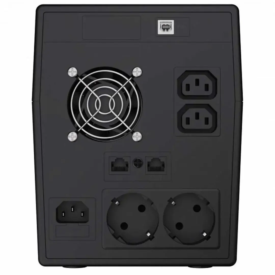 Green Cell GC-UPS09 UPS 2000VA - 1400W - Zwart - afbeelding 5 van 6