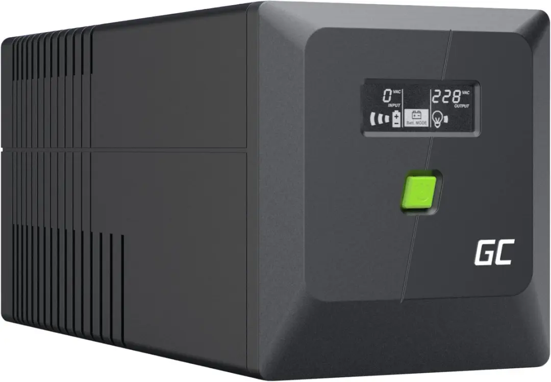 Green Cell PowerProof UPS UPSLP480 - 750VA - 480W - Zwart - afbeelding 4 van 6